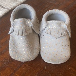 freshly picked baby moccasins size 3 12-18 months